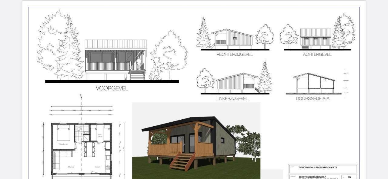Camping Kleine Belterwijde, Wiede Lodge Met Uitzicht Over Het Water Belt-Schutsloot Exterior foto
